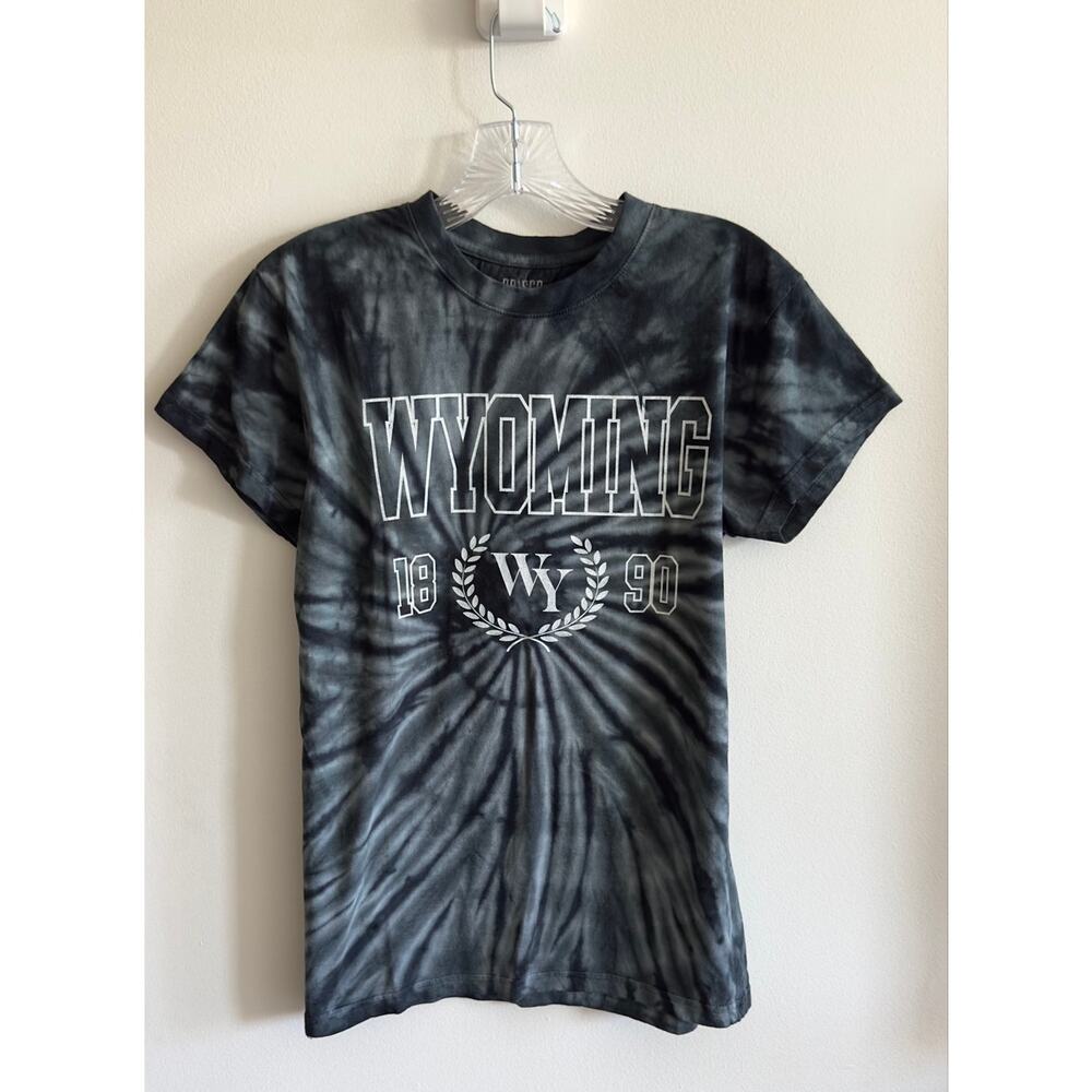 NEW: BRISCO Brands - Wyoming Tie-Dye Crewneck Women's T-shirt (size small)
